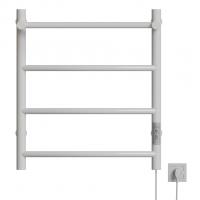 Полотенцесушитель MIXLINE CAPELLA  60х50 (таймер, 251Вт, 3 перекладины + ПОЛКА) электрический БЕЛЫЙ