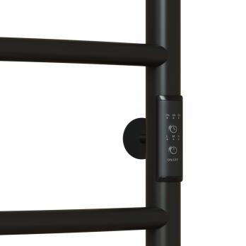 Полотенцесушитель MIXLINE CAPELLA  60х50 (таймер, 251Вт, 3 перекладины + ПОЛКА) электрический ЧЕРНЫЙ