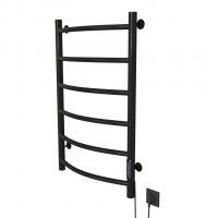 Полотенцесушитель MIXLINE CAPELLA  80х50 (таймер, 253 Вт, 6 перекладин) электрический ЧЕРНЫЙ