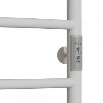 Полотенцесушитель MIXLINE CAPELLA  80х50 (таймер, 336Вт, 5 перекладин + ПОЛКА) электрический БЕЛЫЙ