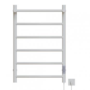 Полотенцесушитель MIXLINE CAPELLA  80х50 (таймер, 336Вт, 5 перекладин + ПОЛКА) электрический БЕЛЫЙ