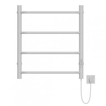 Полотенцесушитель MIXLINE MIRA  60х50 (таймер, 201 Вт, 4 перекладины) электрический БЕЛЫЙ