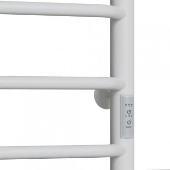 Полотенцесушитель MIXLINE MIRA  80х50 (таймер, 253 Вт, 6 перекладин) электрический БЕЛЫЙ
