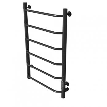 Полотенцесушитель MIXLINE MIRA  80х50 (таймер, 253 Вт, 6 перекладин) электрический ЧЕРНЫЙ