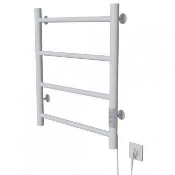 Полотенцесушитель MIXLINE VEGA  60х50 (таймер, 201 Вт, 4 перекладины) электрический БЕЛЫЙ