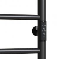 Полотенцесушитель MIXLINE VEGA  80х50 (таймер, 289 Вт, 6 перекладин) электрический ЧЕРНЫЙ