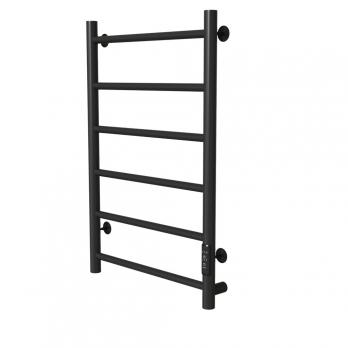 Полотенцесушитель MIXLINE VEGA  80х50 (таймер, 289 Вт, 6 перекладин) электрический ЧЕРНЫЙ