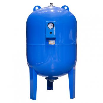 Бак расширительный 200л для водоснабжения (присоединение 1 1/2")  с манометром VRT® (вертикальный)