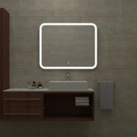 Зеркало MIXLINE "Стив Нео-S" 1000*800 (ШВ) сенсорный выкл, светодиодная бегущая подсветка