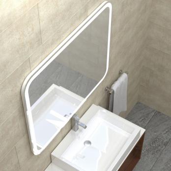 Зеркало MIXLINE "Стив Нео-S" 1000*800 (ШВ) сенсорный выкл, светодиодная бегущая подсветка