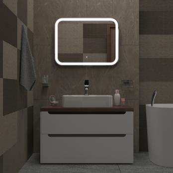 Зеркало MIXLINE "Стив Нео-S" 800*600 (ШВ) сенсорный выкл, светодиодная бегущая подсветка