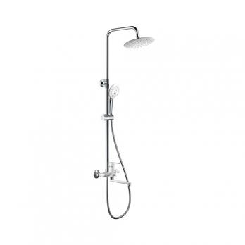 Душевая система 35к HB24557-8 HAIBA лейка "Тропический душ" БЕЛЫЙ/ХРОМ