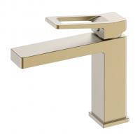 Смеситель для раковины 30к HB10732-5 HAIBA б/отв п/гайку МАТОВОЕ ЗОЛОТО