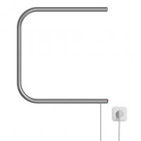 Полотенцесушитель MIXLINE SIMPLE P 50x50 (кнопочный выкл, 123 Вт)