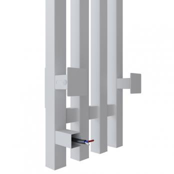 Полотенцесушитель MIXLINE MOON QUADRO WHITE 120/15 (таймер,206 Вт) электрический БЕЛЫЙ