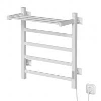 Полотенцесушитель MIXLINE TRIUMPH  60х50 (таймер, 419Вт, 4 перекладины + ПОЛКА) электрический БЕЛЫЙ