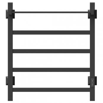 Полотенцесушитель MIXLINE TRIUMPH  60х50 (таймер, 419Вт, 4 перекладины + ПОЛКА) электрический ЧЕРНЫЙ