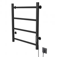 Полотенцесушитель MIXLINE VEGA  60х50 (таймер, 201 Вт, 4 перекладины) электрический ЧЕРНЫЙ