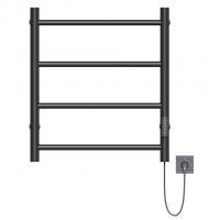 Полотенцесушитель MIXLINE VEGA  60х50 (таймер, 201 Вт, 4 перекладины) электрический ЧЕРНЫЙ