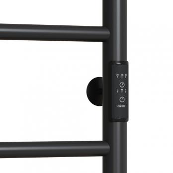 Полотенцесушитель MIXLINE VEGA  60х50 (таймер, 201 Вт, 4 перекладины) электрический ЧЕРНЫЙ