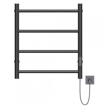 Полотенцесушитель MIXLINE VEGA  60х50 (таймер, 201 Вт, 4 перекладины) электрический ЧЕРНЫЙ