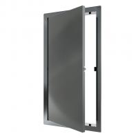 Люк ревизионный пластиковый нажимной  172*322 с  фланцем 150*300  L1530N Gray EVECS