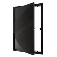 Люк ревизионный пластиковый нажимной  223*323 с  фланцем 200*300  L2030N Black EVECS