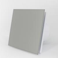 Панель для вентилятора AEON 179x179 D100/125 стекло матовое Silver clear серебристое DICITI