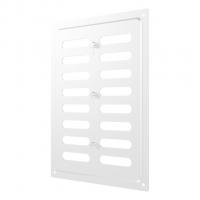 Решетка вент. 170*240 1724MER White окрашенная сталь,  регулируемая ERA