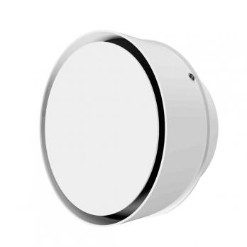 Решетка вент. разъемная на магнитах с сеткой D150 с фланцем D125 12,5SH сталь  ERA