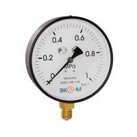 Манометр 160хМ20х1,5 10 бар МД02 (нижн радиал подкл, корпус сталь, минстекло) ЭКОМЕРА