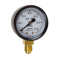 Манометр 50х1/4''  6 бар МД02 (нижн радиал подкл, корпус сталь, минстекло) ЭКОМЕРА