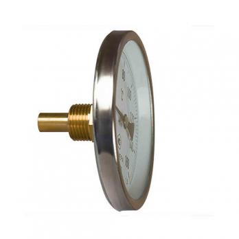 Термометр 63х1/2'' 160С БТ-1-63 шток 40мм (осевое подкл.,корпус алюминий) ЭКОМЕРА