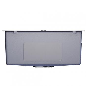 Мойка настол.монтаж 50х50 (2,0) вып 3 1/2  MIXLINE PRO 20см с сифоном (сатин)