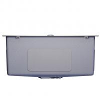 Мойка настол.монтаж 50х50 (2,0) вып 3 1/2  MIXLINE PRO 20см с сифоном (черный графит НАНО декор)