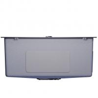 Мойка настол.монтаж 50х50 (2,0) вып 3 1/2  MIXLINE PRO 20см с сифоном (черный графит)