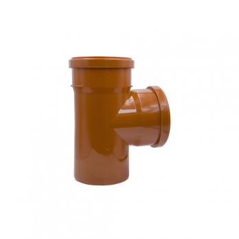 110 тройник на 110 угол 87,5  ПП ЭКОНОМ  наруж.