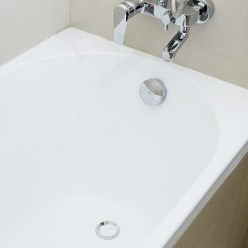 Пробка для ванны белая D45мм ПВХ