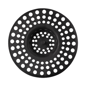 Ситечко для раковины черное ТЭП D66мм