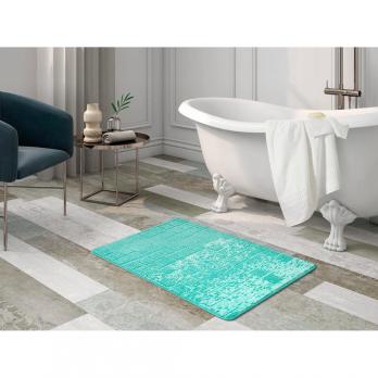 Коврик д/ванной Shahintex Vintage  60*100 мятный (01)