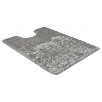 Коврик д/туалета Shahintex Vintage  60*80 серый (01)