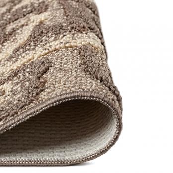 Набор ковриков д/ванной Shahintex LOOP ITALIANO  50*80+50*50 "маки" кофе с молоком