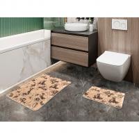 Набор ковриков д/ванной Shahintex Vintage  60*100+60*50 бисквитный (02)