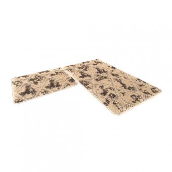 Набор ковриков д/ванной Shahintex Vintage  60*100+60*50 бисквитный (02)