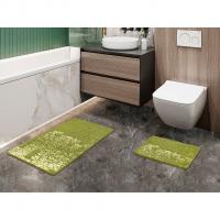 Набор ковриков д/ванной Shahintex Vintage  60*100+60*50 зеленый (01)