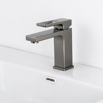 Смеситель для раковины 35к G1017-9 GAPPO литой, п/гайку, ОРУЖЕЙНАЯ СТАЛЬ