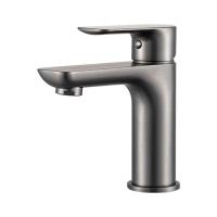 Смеситель для раковины 35к G1048-9 GAPPO литой, п/гайку, ОРУЖЕЙНАЯ СТАЛЬ