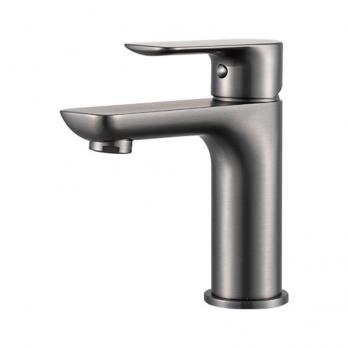 Смеситель для раковины 35к G1048-9 GAPPO литой, п/гайку, ОРУЖЕЙНАЯ СТАЛЬ