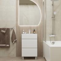 Тумба д/ванной "БРИКС-50" 2 ящ. под раковину "Breeze 50" меб. (Sanita Luxe) (ПВХ)(разбор)