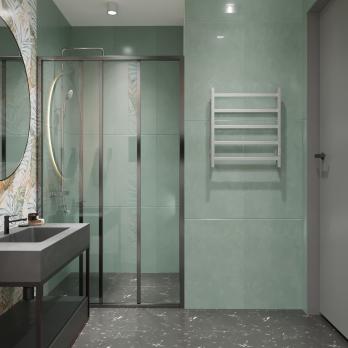 Полотенцесушитель MIXLINE FAVORITE  60х50 (таймер, 302 Вт, 5 перекладин) электрический МАТОВЫЙ ХРОМ